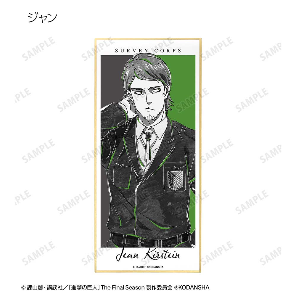 (PO) Attack on Titan Trading Ani-Art BLACK LABEL Shikishi with Stand Ver. A [BOX] Image_7
