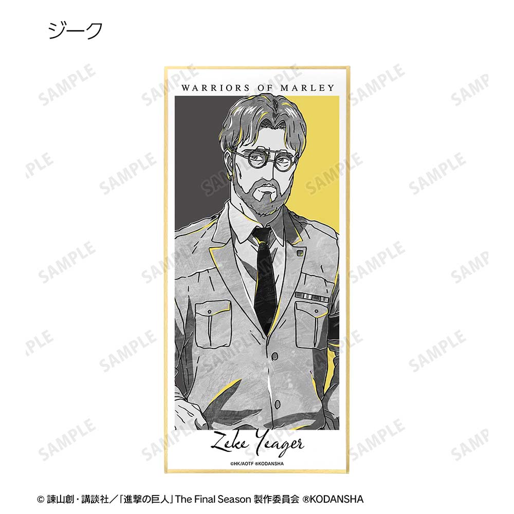 (PO) Attack on Titan Trading Ani-Art BLACK LABEL Shikishi with Stand Ver. B [BOX] Image_4