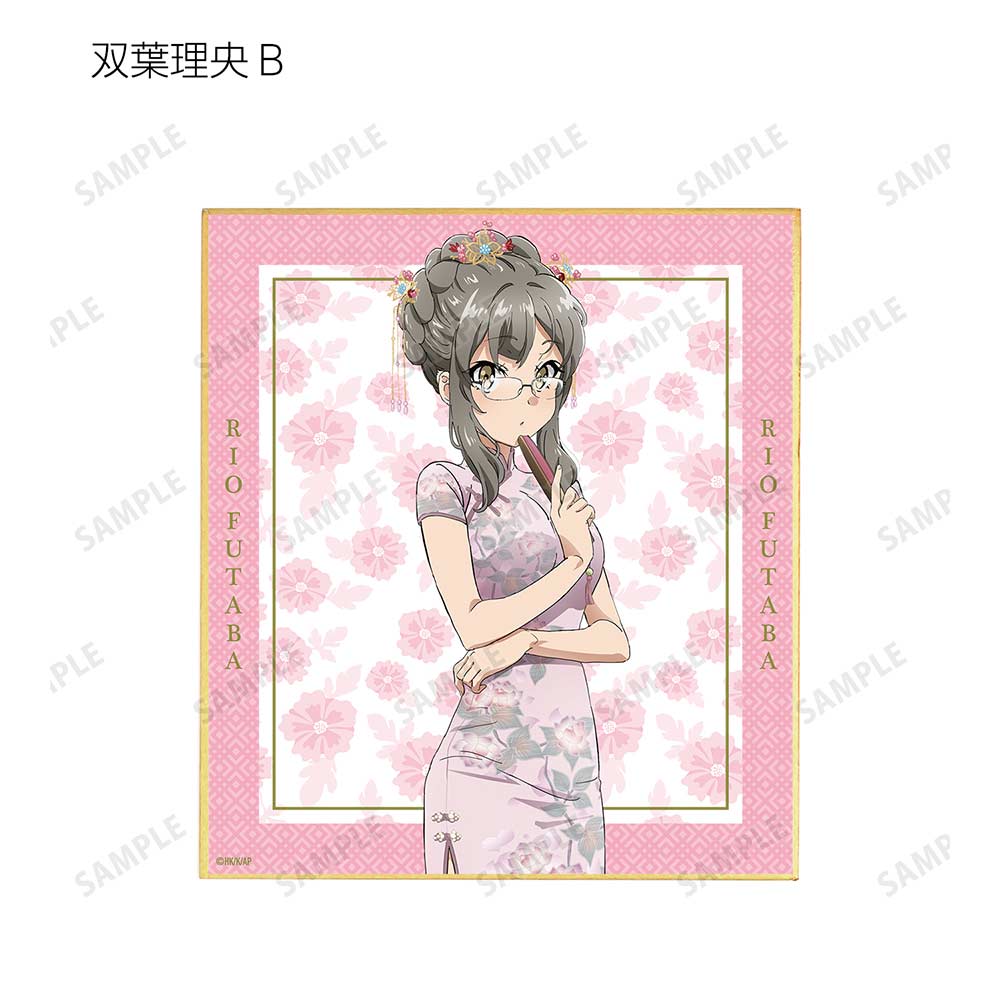 (PO) Rascal Does Not Dream of Bunny Girl Senpai Original Illustration Chinese Dress Ver. Trading Mini Shikishi [BOX] Image_11