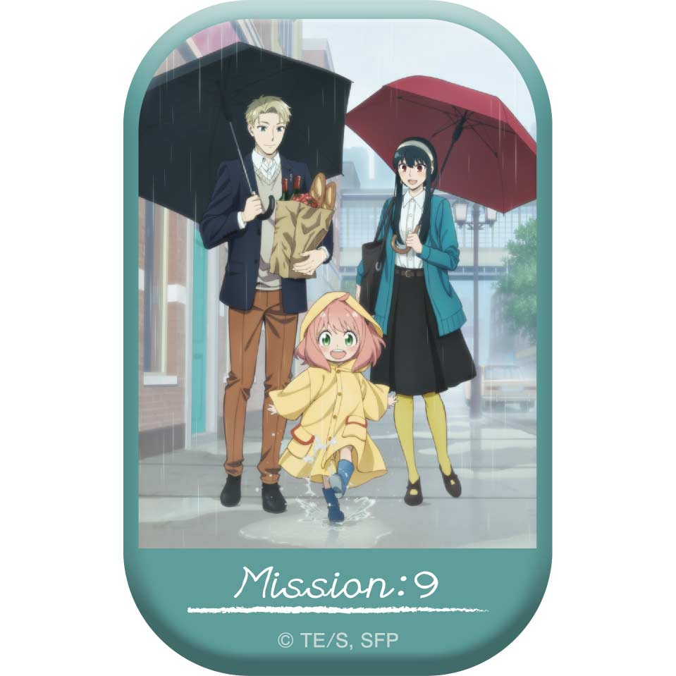 (PO) SPY x FAMILY Square Can Badge MISSION: 9 Show Off How In Love You Are Main Visual Image_1