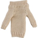 (PO) figma Styles Off-the-Shoulder Sweater Dress (Beige) Image_1