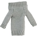 (PO) figma Styles Off-the-Shoulder Sweater Dress (Gray) Image_1