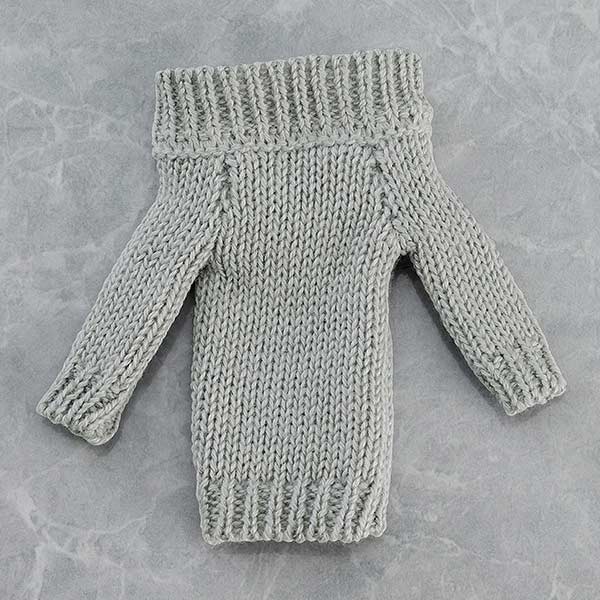 (PO) figma Styles Off-the-Shoulder Sweater Dress (Gray) Image_2