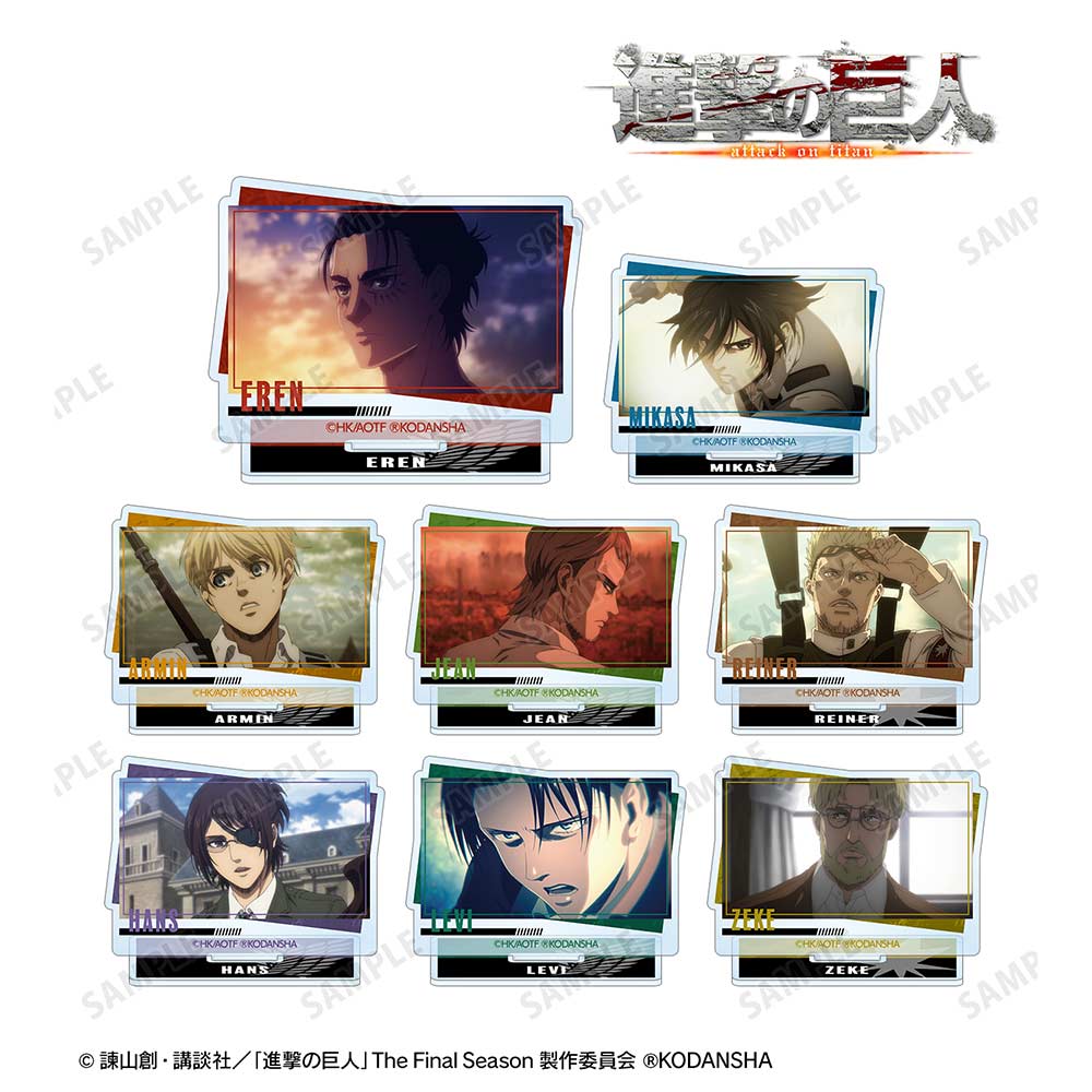 (PO) Attack on Titan Trading Acrylic Stand [BOX] Image_1