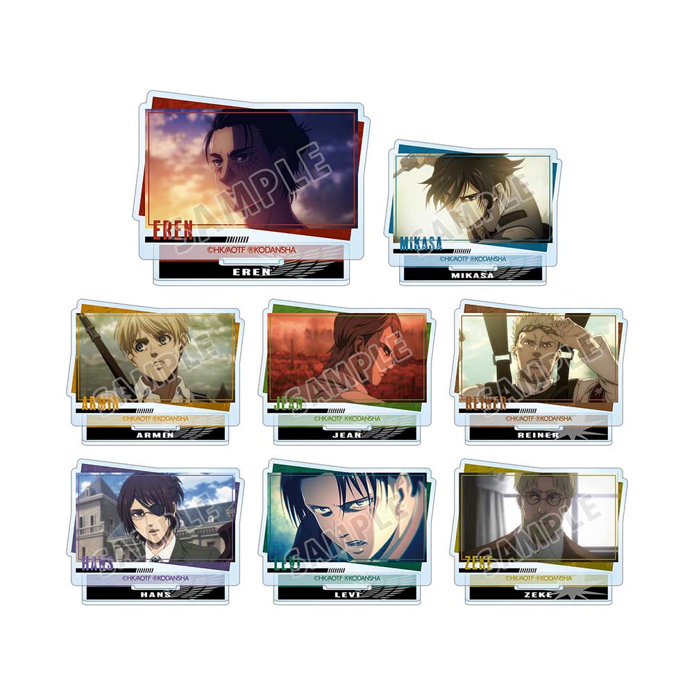 (PO) Attack on Titan Trading Acrylic Stand [BOX] Image_2
