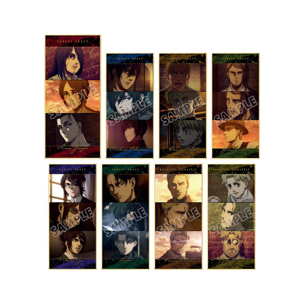 (PO) Attack on Titan Trading Scenes Shikishi with Stand [BOX] Image_2
