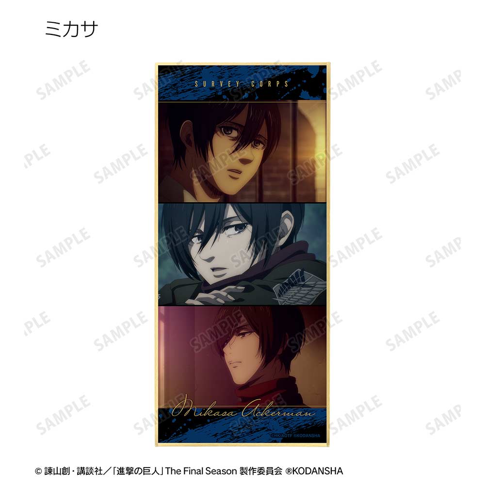 (PO) Attack on Titan Trading Scenes Shikishi with Stand [BOX] Image_4