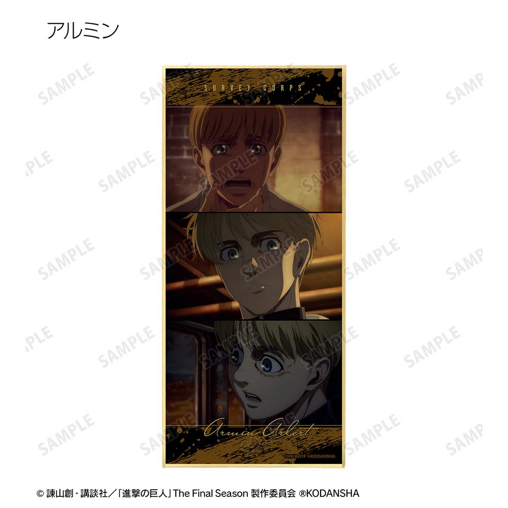 (PO) Attack on Titan Trading Scenes Shikishi with Stand [BOX] Image_5