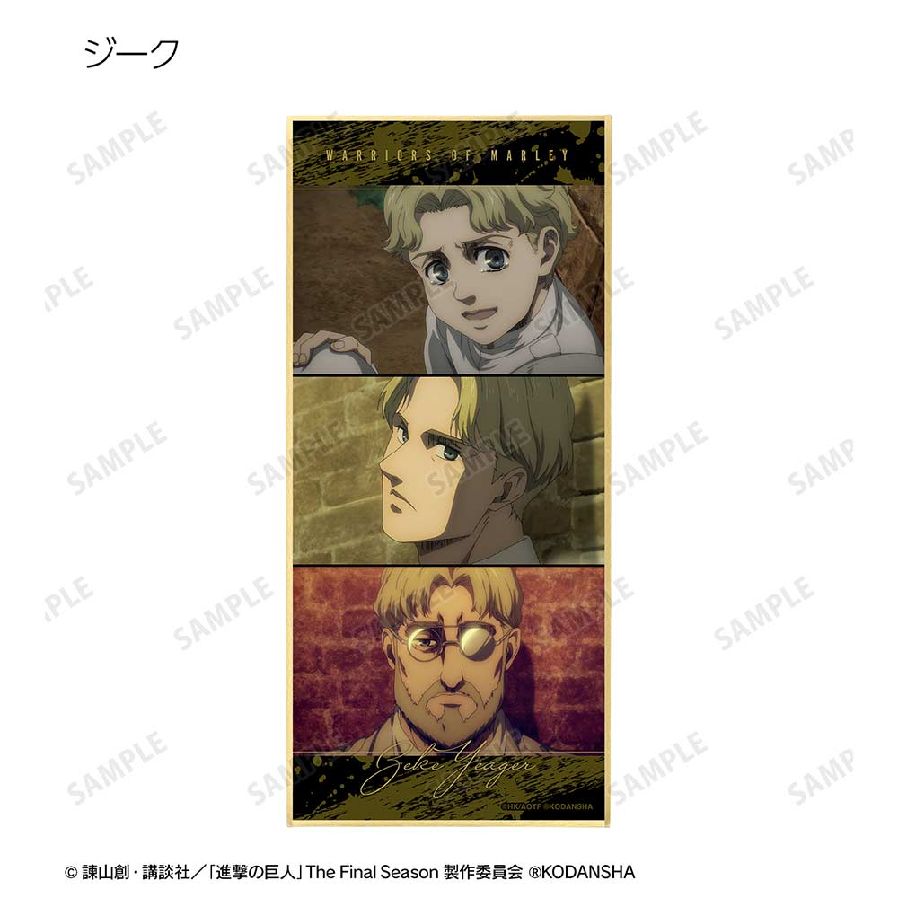 (PO) Attack on Titan Trading Scenes Shikishi with Stand [BOX] Image_10