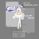 (PO) Date A Live Cover Design Acrylic Stand - Miku Lily Image_3