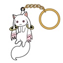 (PO) Puella Magi Madoka Magica The Movie Part 3 : Rebellion Tsumamare Key Ring - Kyubey Image_1