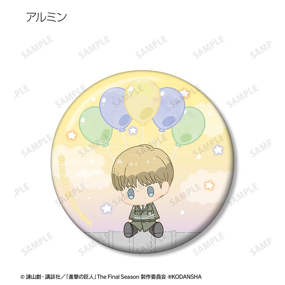 (PO) Attack on Titan Trading Popoon Can Badge [BOX] Image_5