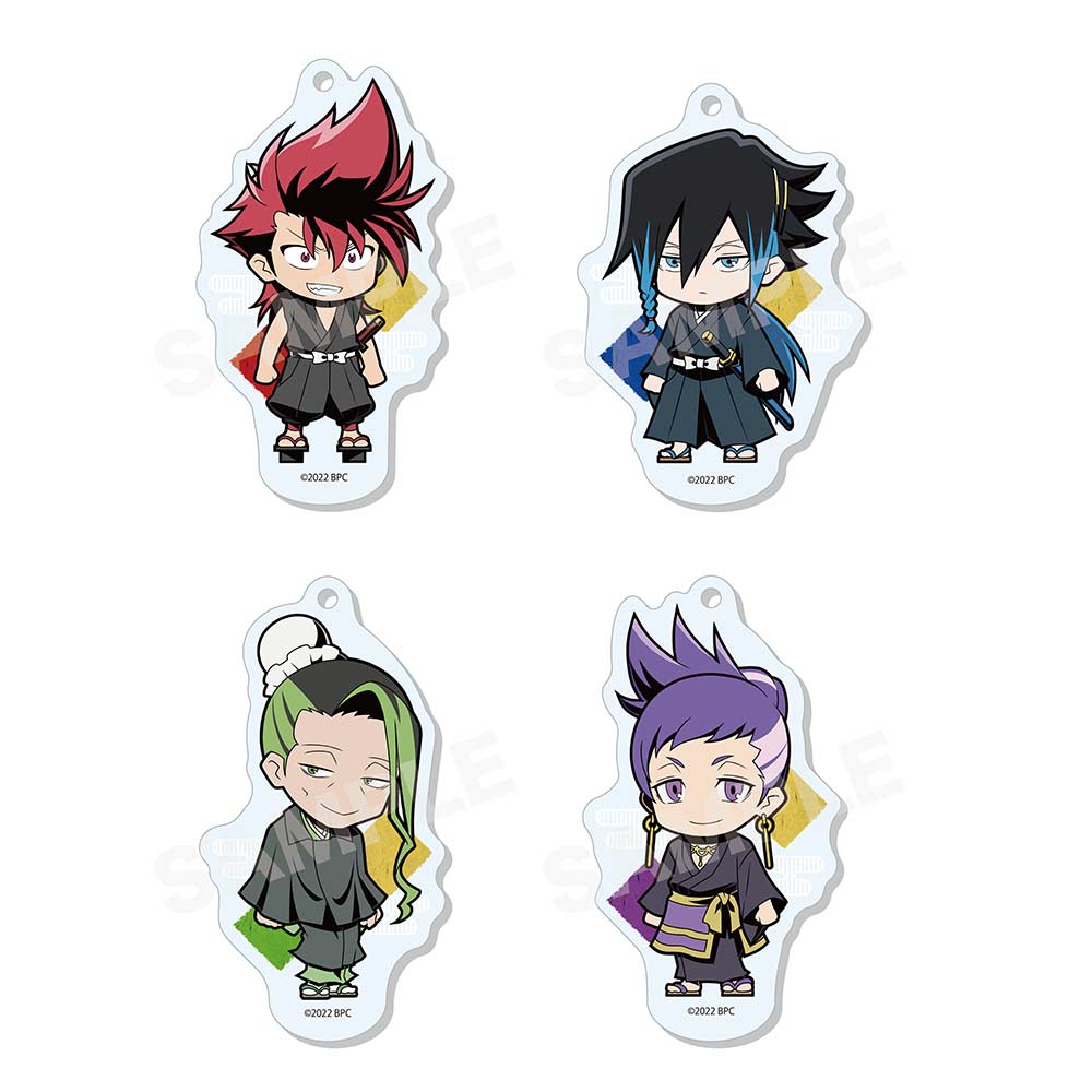 (PO) Shine On! Bakumatsu Bad Boys! Marutto Stand Key Chain 01 Vol. 1 [BOX] Image_2
