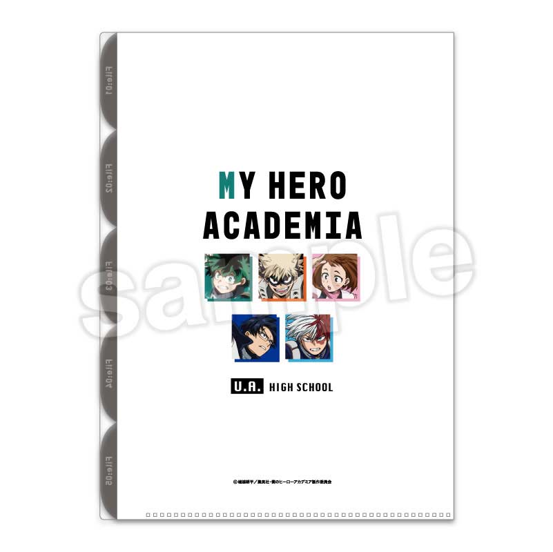 (PO) My Hero Academia Hard Cover 5 Index Clear File U.A. Image_4