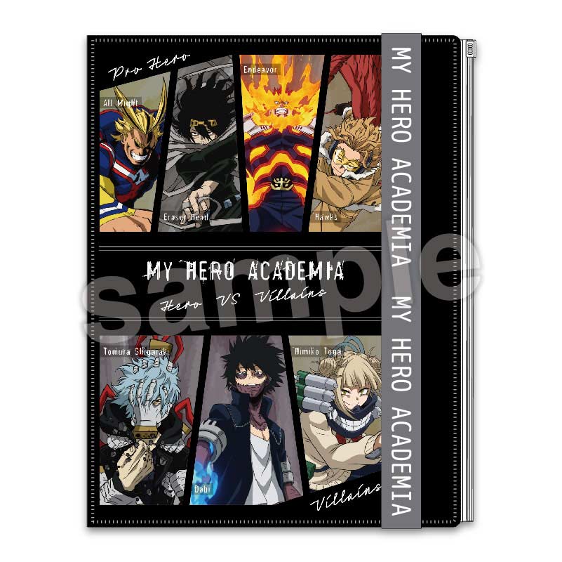 (PO) My Hero Academia Logo Belt 6+1 Clear File Pro Hero VS Villains Image_3