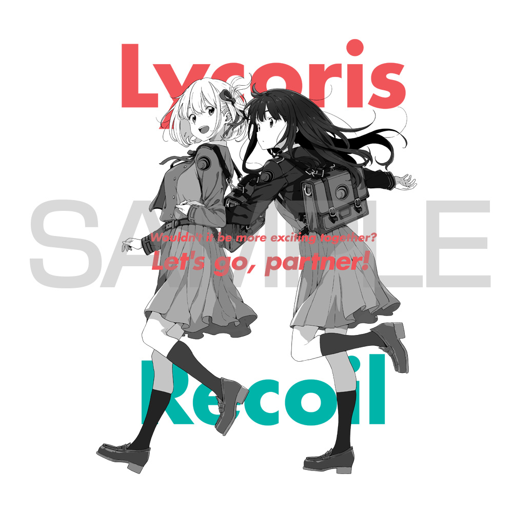 (PO) Lycoris Recoil Chisato & Takina T-Shirt White (S) Image_2