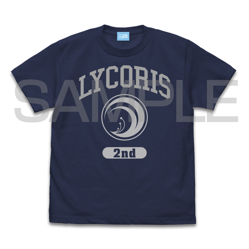 (PO) Lycoris Recoil Lycoris 2nd College T-Shirt Indigo (S) Image_1