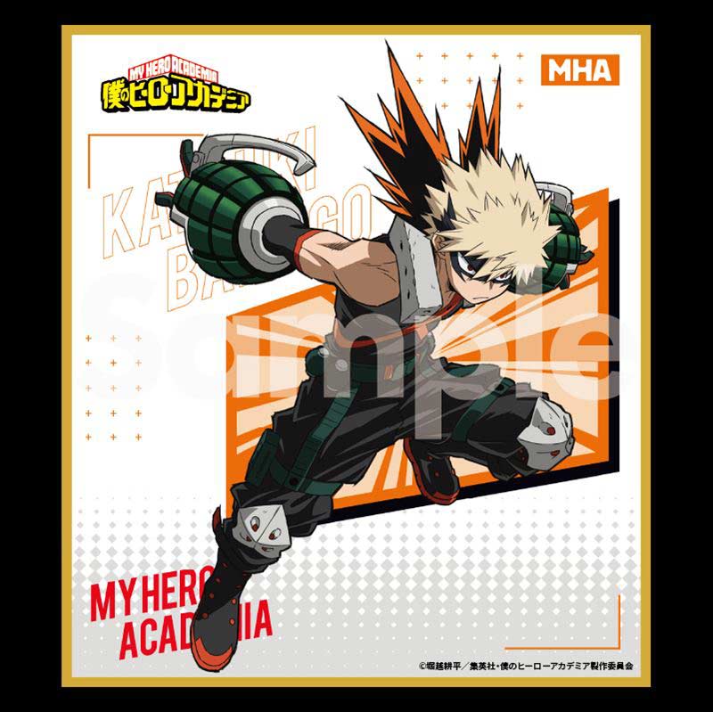 (PO) My Hero Academia Trading Mini Shikishi 6th Season Action Copyright 1 [BOX] Image_3