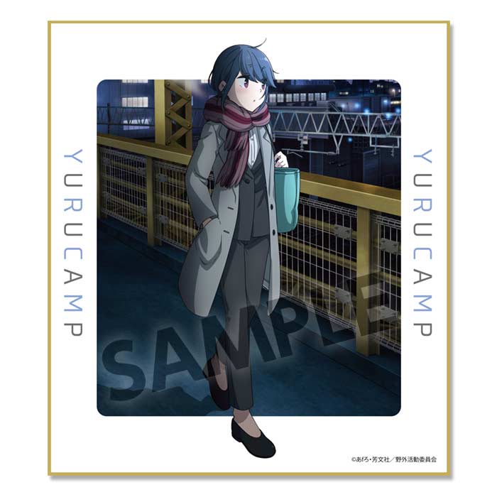 (PO) Yurucamp Movie Trading Mini Shikishi [BOX] Image_4