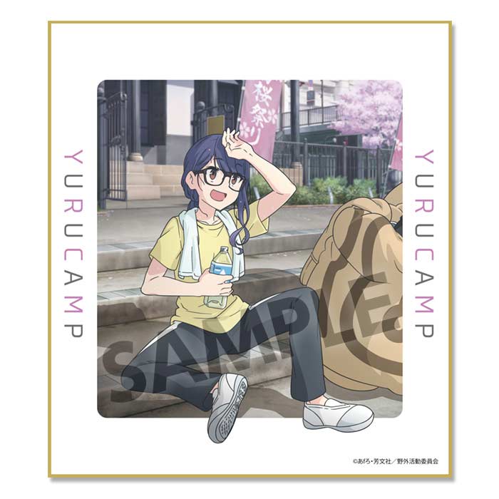 (PO) Yurucamp Movie Trading Mini Shikishi [BOX] Image_5