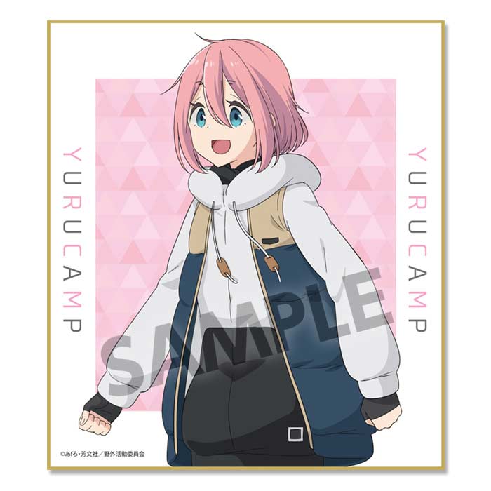(PO) Yurucamp Movie Trading Mini Shikishi [BOX] Image_8