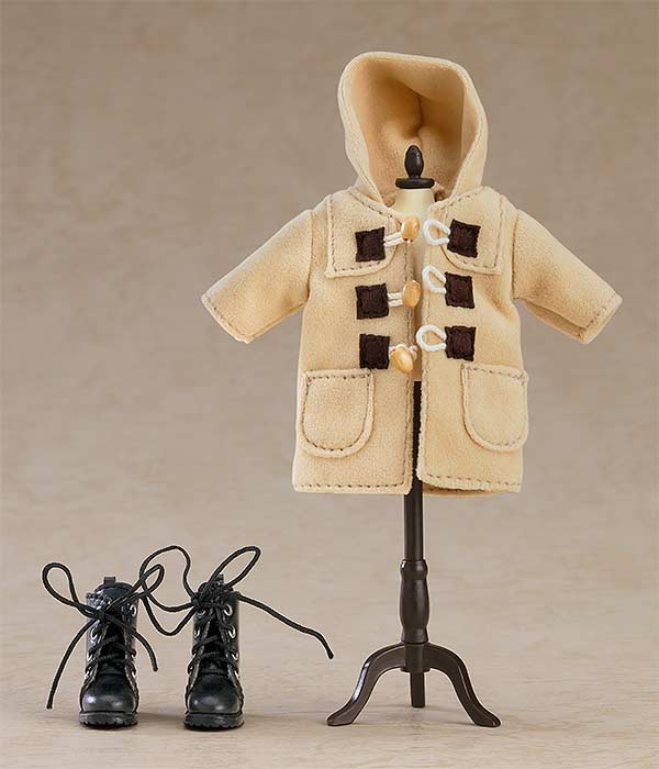 (PO) Nendoroid Doll Warm Clothing Set Boots & Duffle Coat (Beige) Image_3