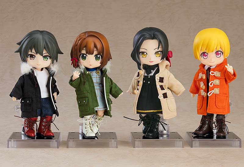 (PO) Nendoroid Doll Warm Clothing Set Boots & Mod Coat (Black) Image_5