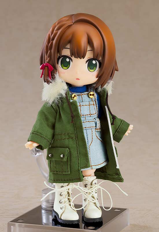 (PO) Nendoroid Doll Warm Clothing Set Boots & Mod Coat (Khaki Green) Image_4