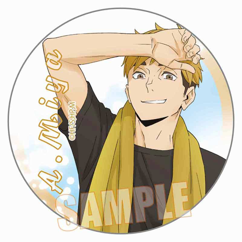 (PO) Haikyu! Can Badge Miya Atsumu Pool Cleaning ver. Image_1