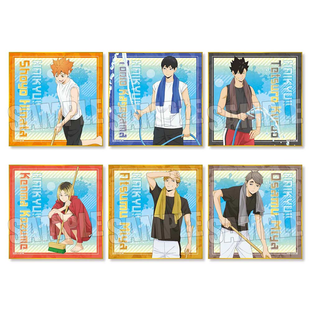 (PO) Haikyu! Trading Mini Shikishi Pool Cleaning ver. Image_1