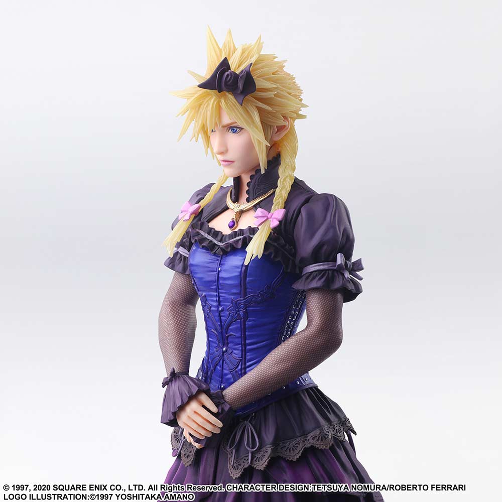 (PO) Final Fantasy VII Remake Static Arts Cloud Strife Dress Ver. Image_6