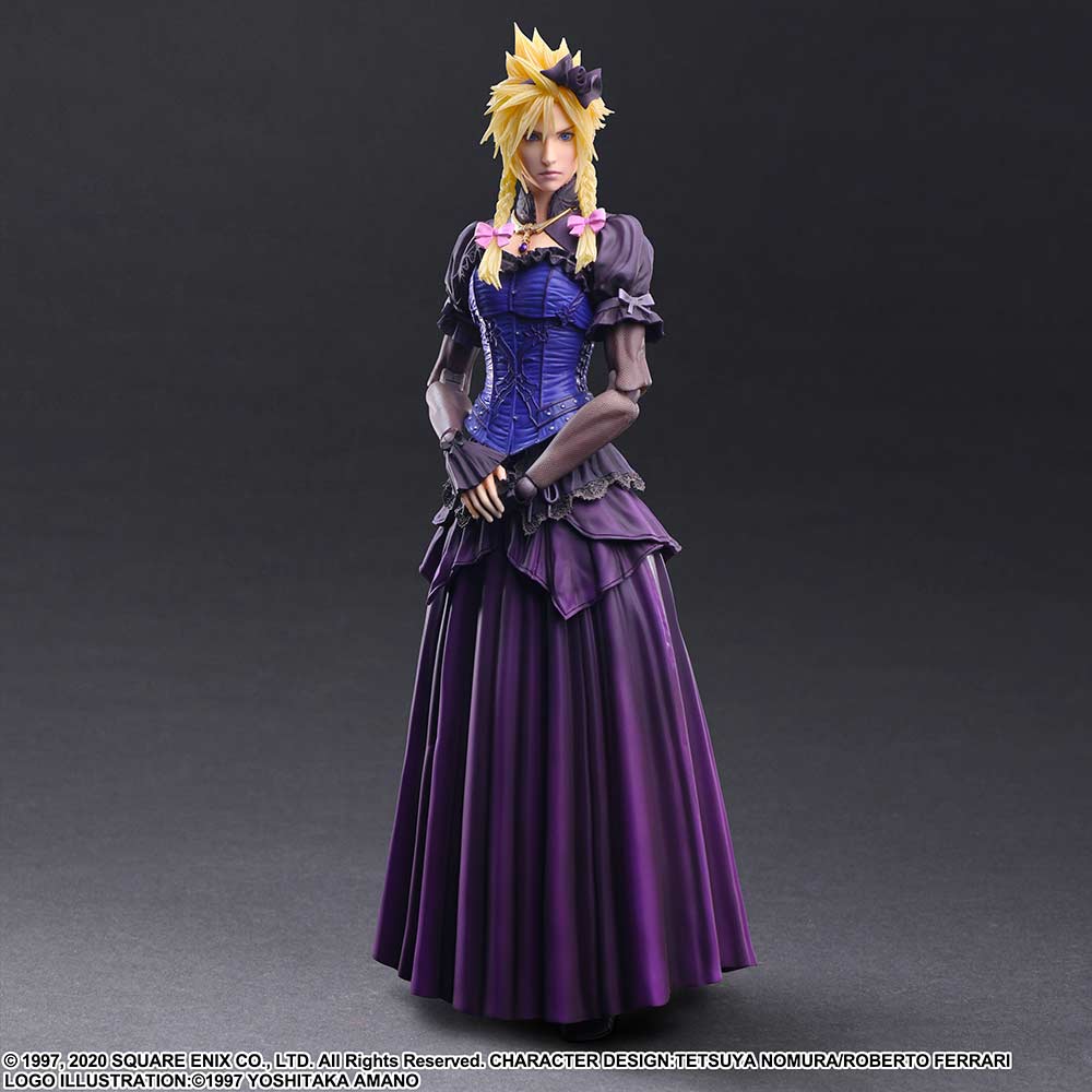 (PO) Final Fantasy VII Remake Play Arts Kai Cloud Strife Dress Ver. Image_3
