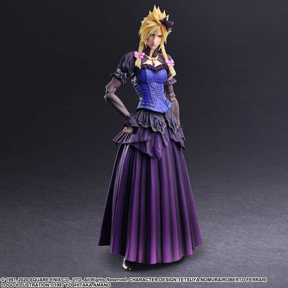 (PO) Final Fantasy VII Remake Play Arts Kai Cloud Strife Dress Ver. Image_4
