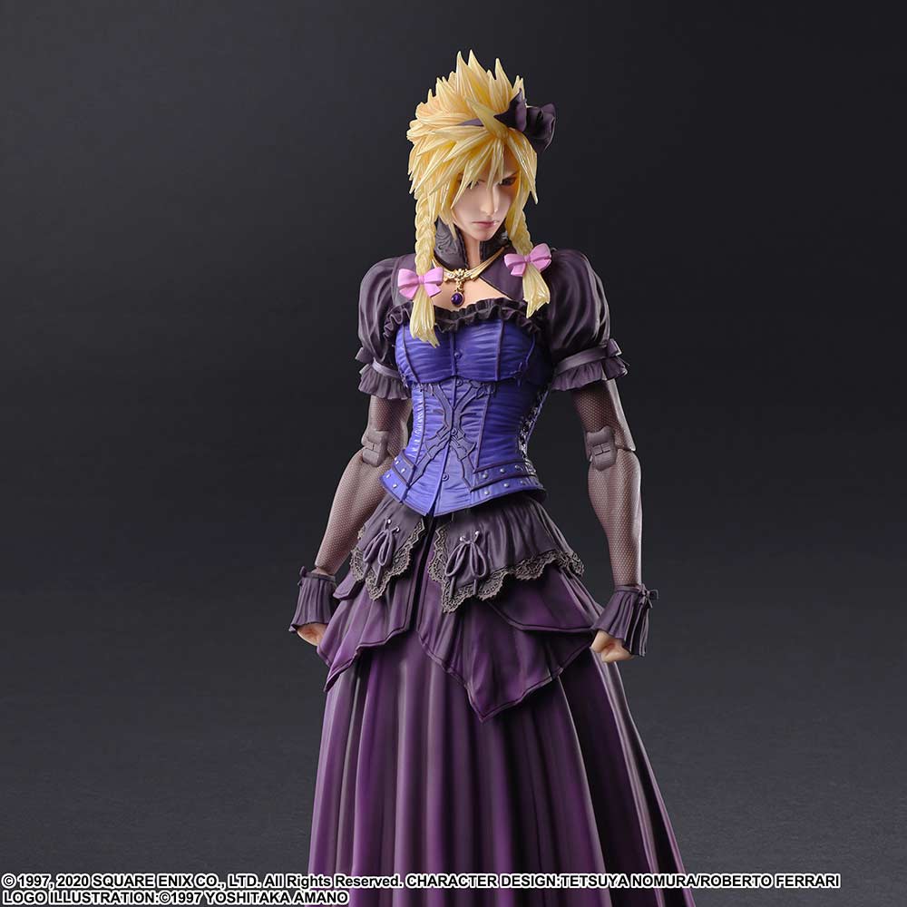 (PO) Final Fantasy VII Remake Play Arts Kai Cloud Strife Dress Ver. Image_6