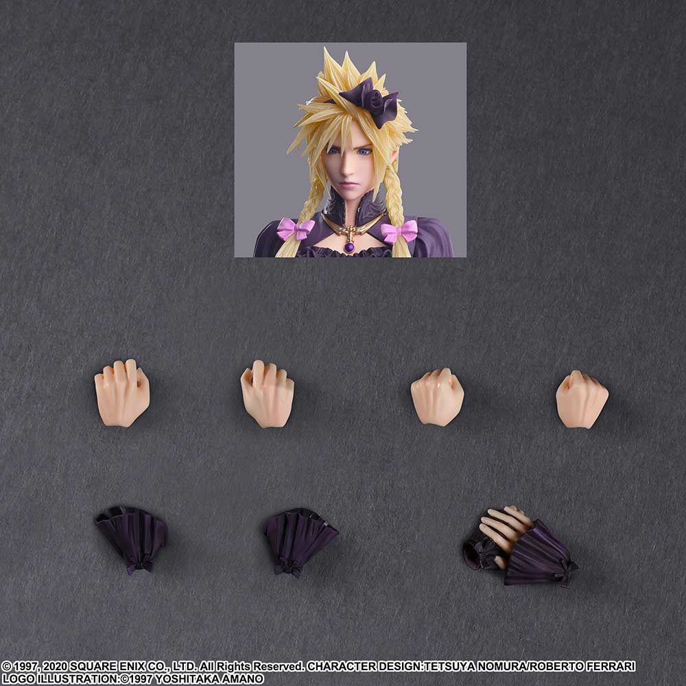 (PO) Final Fantasy VII Remake Play Arts Kai Cloud Strife Dress Ver. Image_10