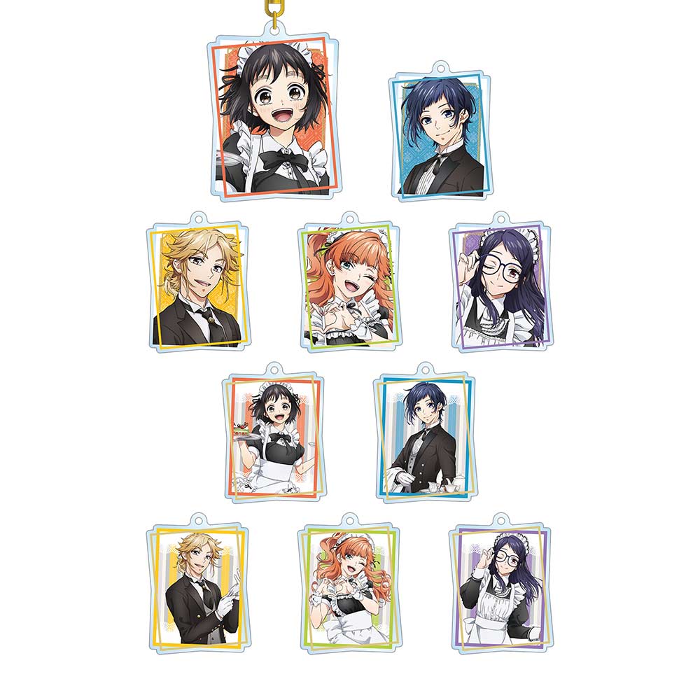 (PO) Heroine Tarumono! Kiraware Heroine to Naisho no Oshigoto Original Illustration Maid & Butler Ver. Trading Acrylic Key Chain [BOX] Image_2
