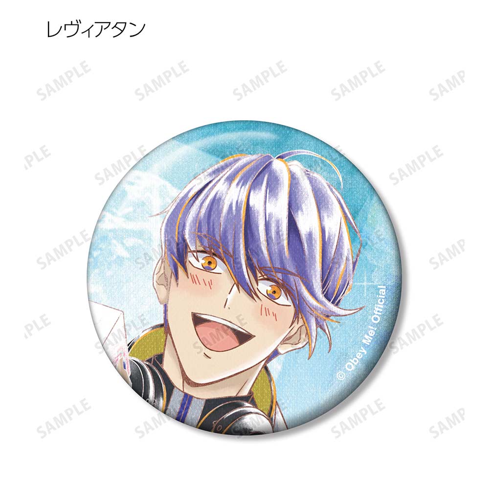 (PO) Obey Me! Trading Ani-Art Aqua Label Can Badge [BOX] Image_5
