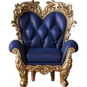 (PO) PARDOLL Antique Chair: Indigo Image_1