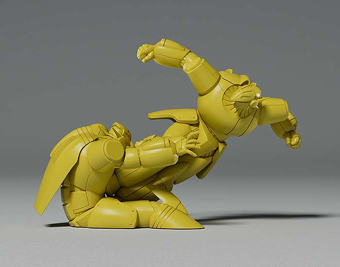 (PO) PLAMAX MF-64 minimum factory Gunbuster Super Inazuma Kick / RX-7 Inazuma Kick Effect Color Ver. Image_3