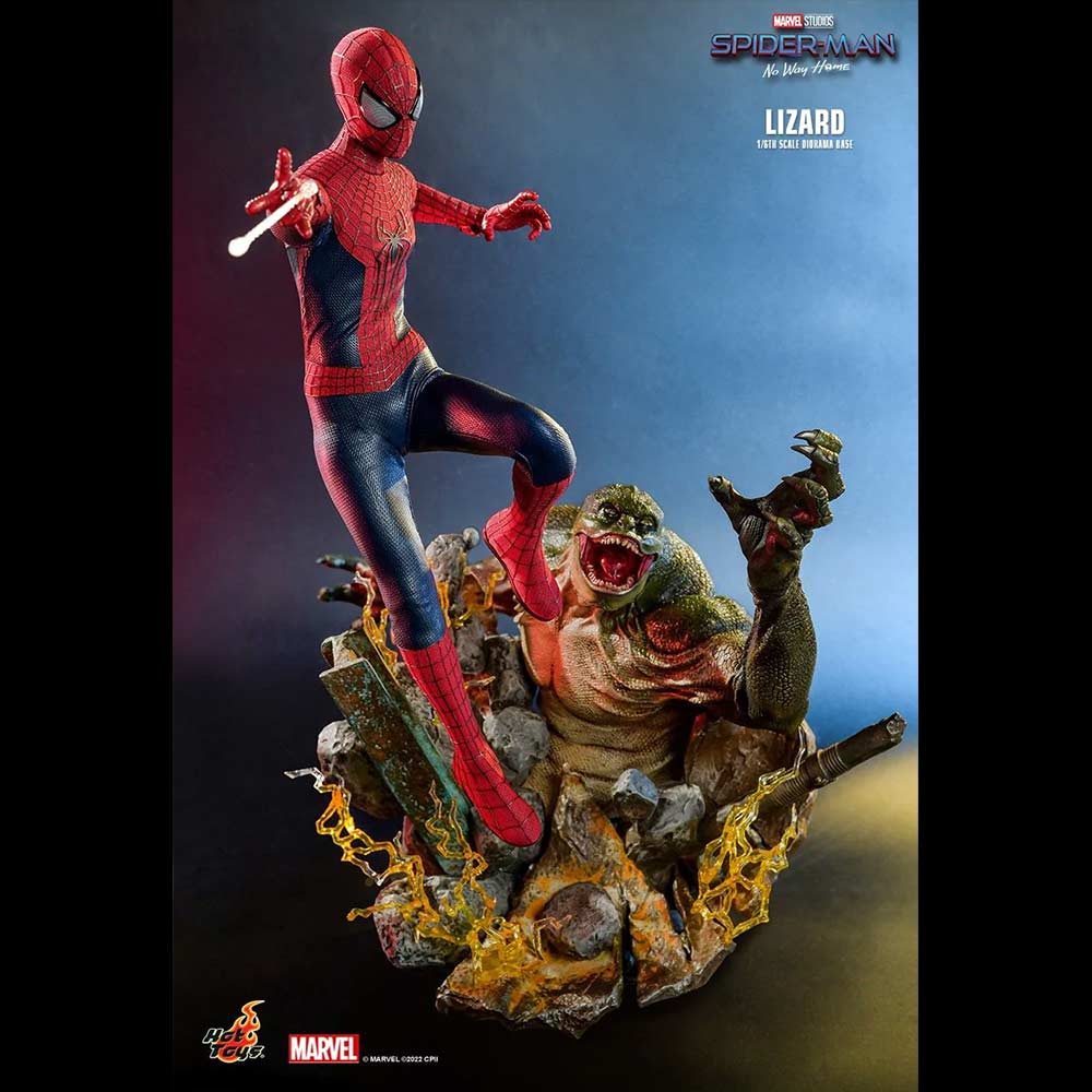 (PO) Movie Masterpiece Series MMS658 - The Amazing Spider-Man 2 - The Amazing Spider-Man + Accessories Collection Series ACS013 - Spider-Man: No Way Home - Lizard Diorama Base Image_4