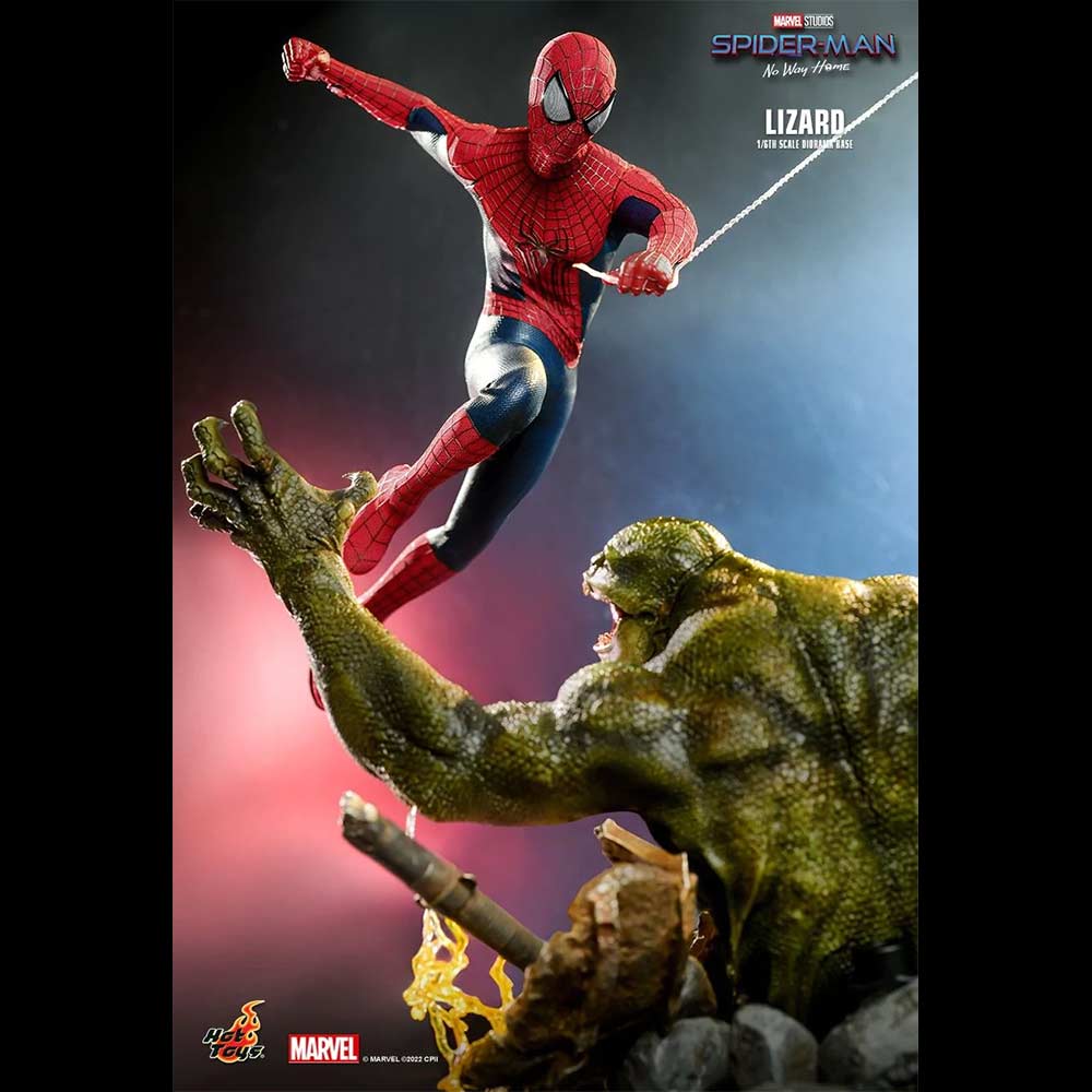(PO) Movie Masterpiece Series MMS658 - The Amazing Spider-Man 2 - The Amazing Spider-Man + Accessories Collection Series ACS013 - Spider-Man: No Way Home - Lizard Diorama Base Image_8