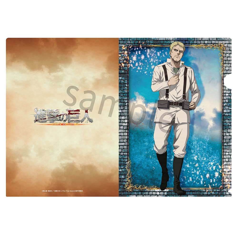 (PO) Attack on Titan The Final Season A4 Clear File - Reiner Image_1