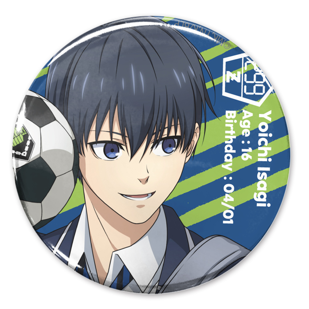 (PO) TV Anime Blue Lock New Illustration Can Badge Yoichi Isagi Image_1