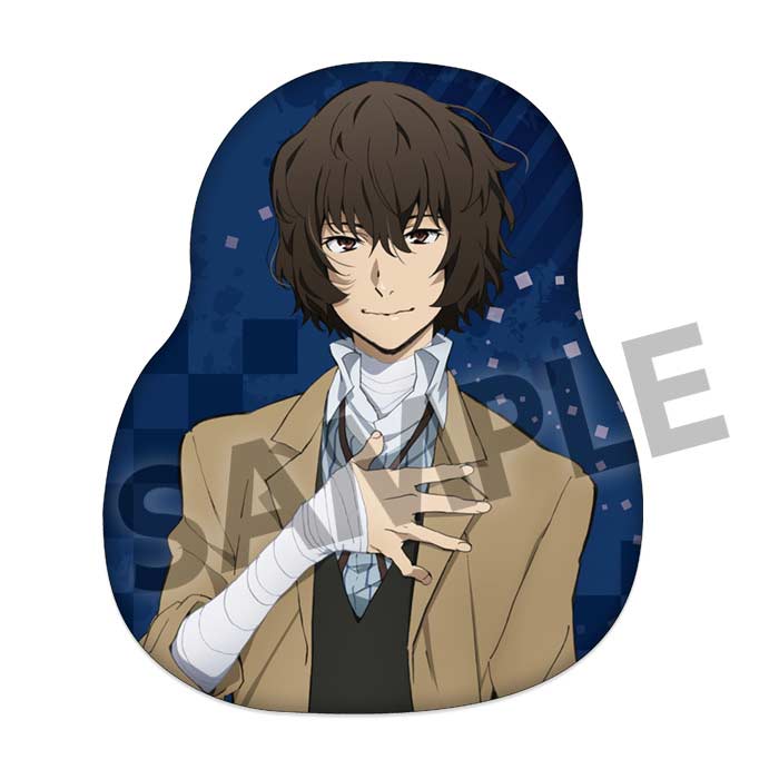 (PO) Bungo Stray Dogs Munya Mochi Cushion - Dazai Osamu Image_2