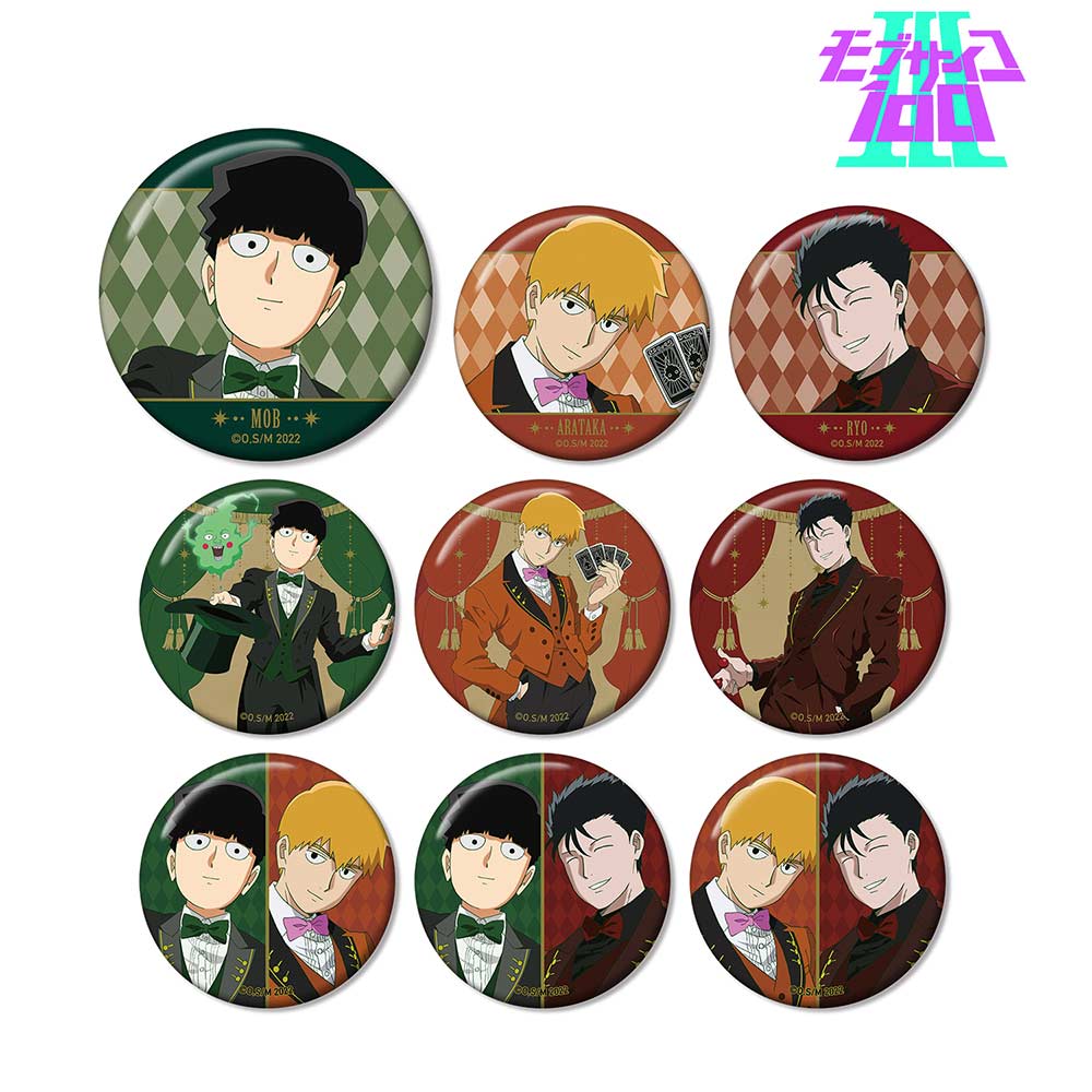 (PO) Mob Psycho 100 III Original Illustration Magician Ver. Trading Can Badge [BOX] Image_1