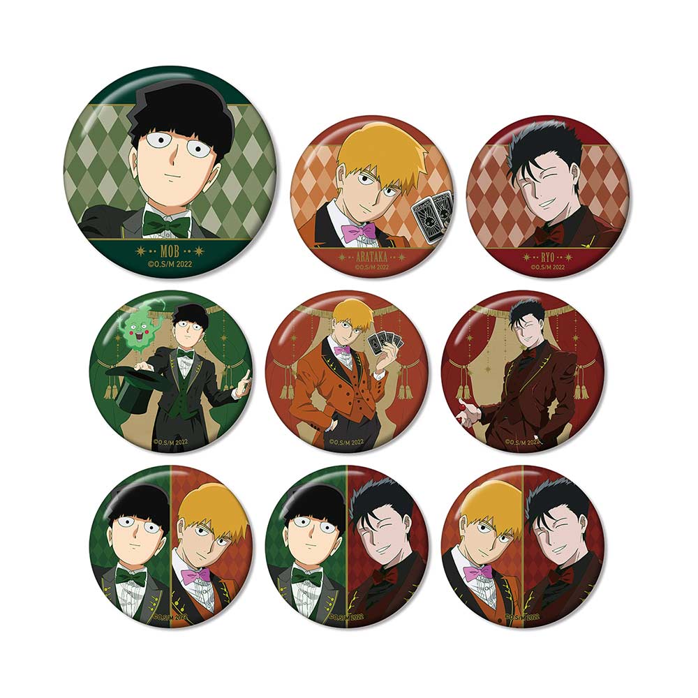 (PO) Mob Psycho 100 III Original Illustration Magician Ver. Trading Can Badge [BOX] Image_2