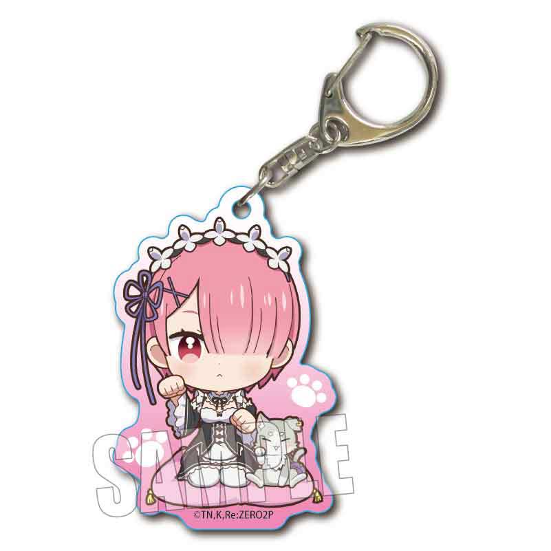 (PO) Trading Acrylic Key Chain RE:Zero Starting Life in Another World Beckoning Cat [BOX] Image_5