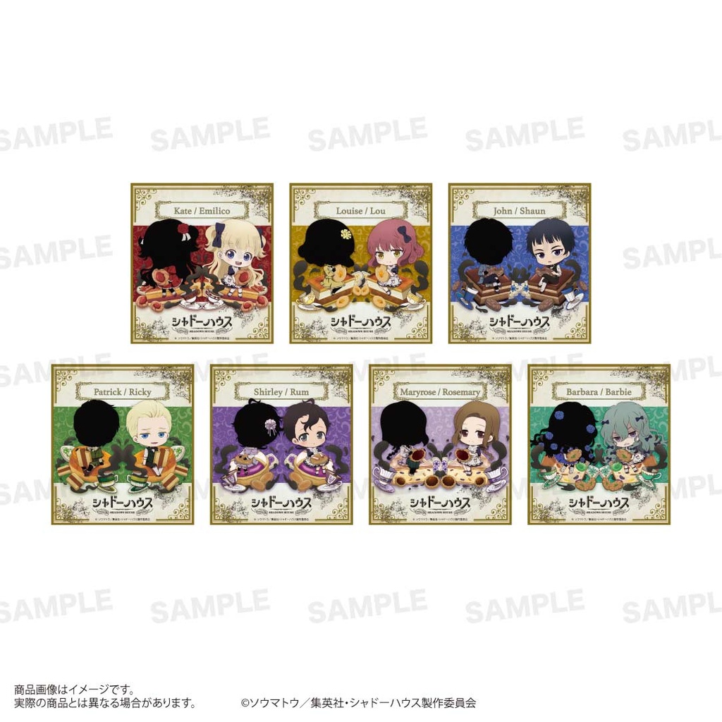 (PO) Shadows House 2nd Season Trading Mini Shikishi Chara Dolce [BOX] Image_2