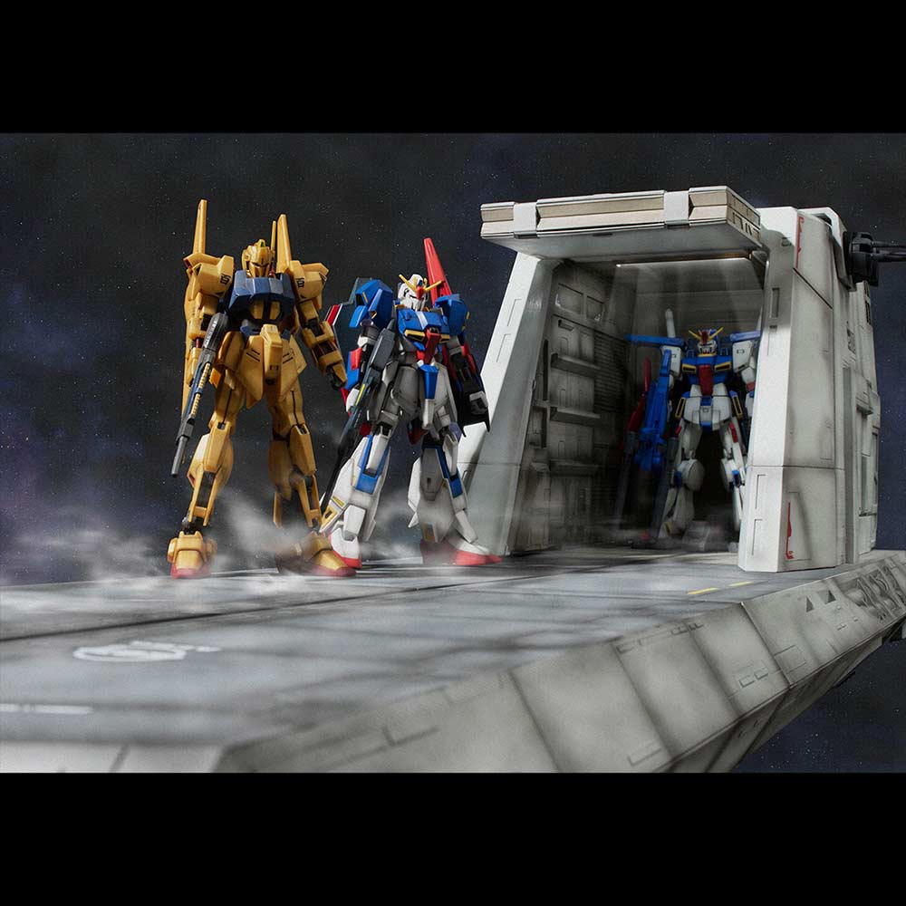 (PO) HG 1/144 Realistic Model Series Mobile Suit ZZ Nahel Argama Catapult Deck (Re-issue) Image_1