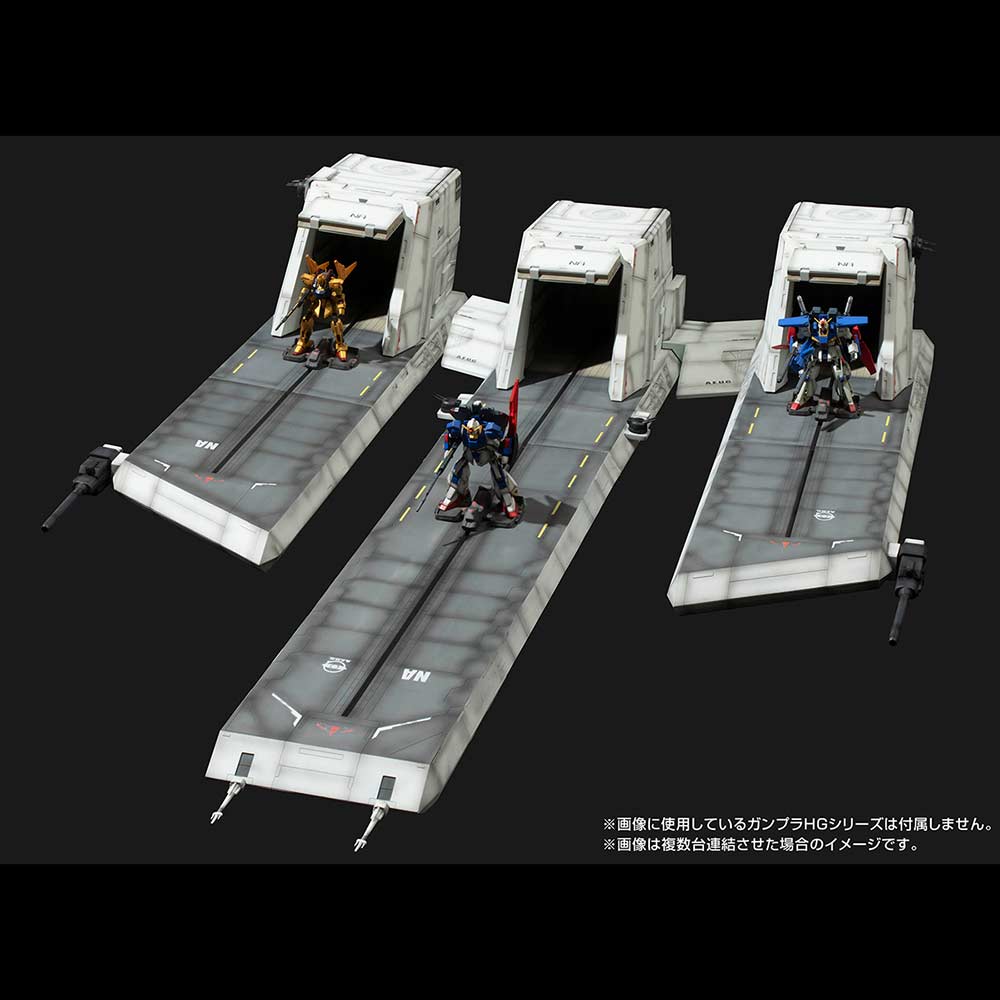 (PO) HG 1/144 Realistic Model Series Mobile Suit ZZ Nahel Argama Catapult Deck (Re-issue) Image_9